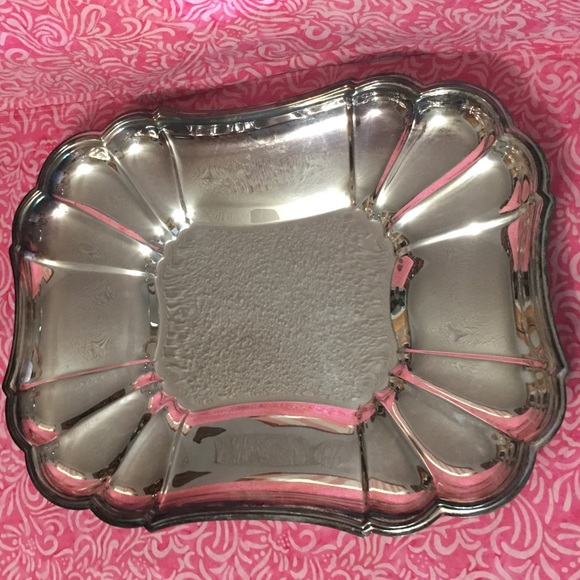 Gorham Heritage EP Silver YH Rectangle Platter - Picture 2 of 7